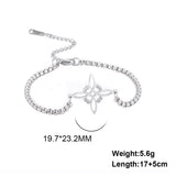 Titanium Steel Cut Hollow Witch Knot Bracelet – Jewelry Gift Ideas — 12