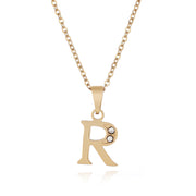 Diamond Necklace With English Letters – Jewelry Gift Ideas — 4