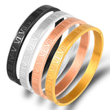 Roman Numeral Stainless Steel Lettering Bracelet – Jewelry Gift Ideas — 4