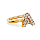 26 English Letters Diamond Ear Cuff Mini U-shaped – Stylish Gifts — 4