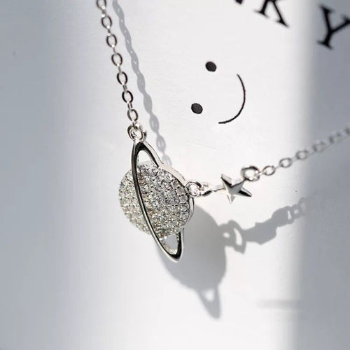 925Silver Temperament Diamond Set Planet – Jewelry Gift Ideas — 1