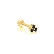 Women's Star Moon Love Puncture Thread Earrings – Gifts for Her — 8