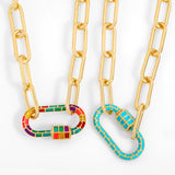 Niche Design Oval Thick Chain Hip Hop Necklace – Jewelry Gift Ideas — 5