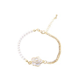 Retro Hong Kong Style Camellia Pearl Bracelet Female – Stylish Gifts — 7