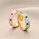 Fashion Titanium Steel Couple Ring For Women – Stylish Gifts — 14