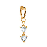 Heart-shaped Zircon Ring Without Perforation Body – Jewelry Gift Ideas — 2