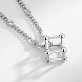 Geometric S925 Sterling Silver Necklace Female – Jewelry Gift Ideas — 4