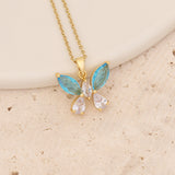 Ice Flower Blue Love Pendant Personality – Jewelry Gift Ideas — 9