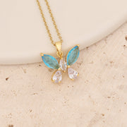 Ice Flower Blue Love Pendant Personality – Jewelry Gift Ideas — 9