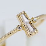 Tee Zircon Brilliant Women's Ring Cut By Dharma Stick – Gifts for Her — 4