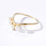 Natural Freshwater Pearl Girl Ring Classic Versatile – Gifts for Kids — 2