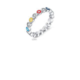 Women's Sterling Silver Color Gel Drop Ring – Gifts for Her — 2