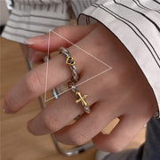 Women's Korean-style Retro Exaggerated Geometry Ring – Stylish Gifts — 18