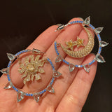 Temperament Earrings Full Of Diamonds, Zircon Stars – Small Gift Ideas — 1