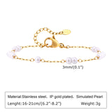 Women's Stainless Steel Pearl Bracelet – Jewelry Gift Ideas — 4