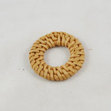 Vintage Straw Rattan Earrings Geometric Ring – Practical Gifts — 15