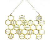 Earrings Jewelry Storage Rack Simple Honeycomb – Jewelry Gift Ideas — 9