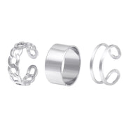 Pearl Geometric Drip Rings Set Of 10 Fashionable – Everyday Gifts — 4