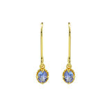 Natural Tanzanite Earrings – Birthday Gifts — 4