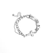 INS Men's Titanium Steel Bracelet Cross Style – Stylish Gifts — 3