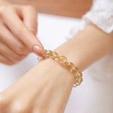 Yellow Crystal Bracelet Exhibition With Golden – Jewelry Gift Ideas — 3