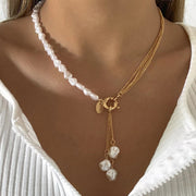 Baroque Shaped Pearl Necklace Creative – Jewelry Gift Ideas — 5
