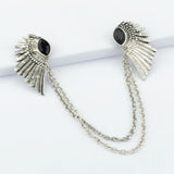 Female Punk Wing Jewel Vintage Collar Clip – Gifts for Her — 1