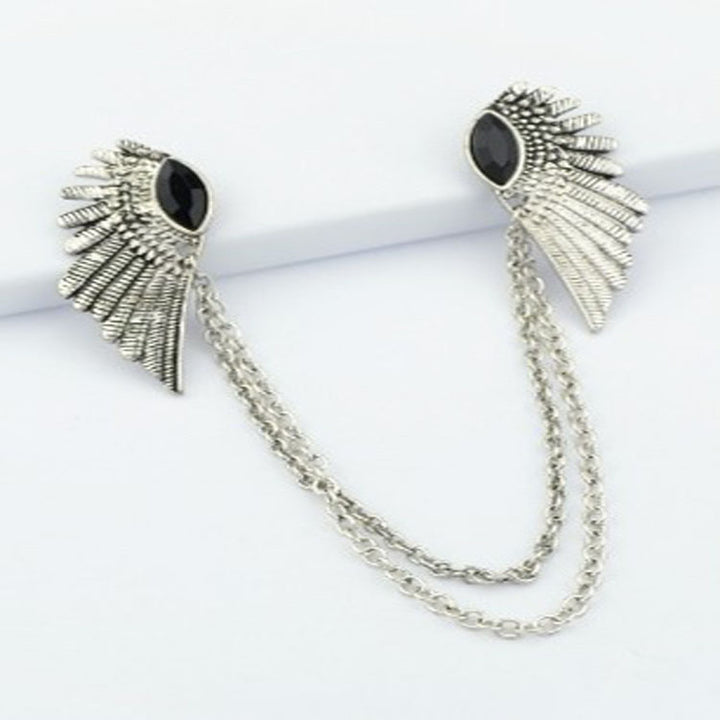 Female Punk Wing Jewel Vintage Collar Clip – Gifts for Her — 1