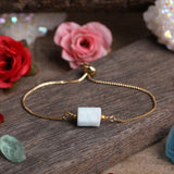 Multiple Prismatic Stone Metal Chain Bracelet – Jewelry Gift Ideas — 2