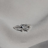 Star Ear Eight-pointed Stars Ring Ins Niche Net Red – Birthday Gifts — 8
