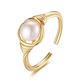 Romantic Natural Baroque Freshwater Pearl Ring – Gifts for Couples — 3