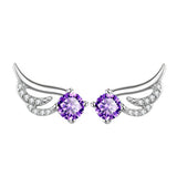 European And American Angel Wing Stud Earrings – Surprise Gifts — 2