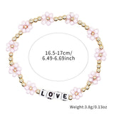 English Letter LOVE Small Rice-shaped Beads – Jewelry Gift Ideas — 2