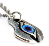 Titanium Steel Devil's Personalized Eye Necklace – Jewelry Gift Ideas — 4