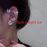 Super Flashing Diamond Earrings With Butterfly Ear – Stylish Gifts — 12