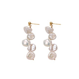 Natural Aurora Petal Baroque Pearl Earrings – Stylish Gifts — 2