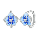 Women's S925 Silver Phalaenopsis Flower Earrings – Gifts for Her — 5