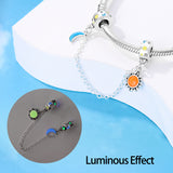 Safety Buckle Sun Moon Glowing Safety Chain Copper – Stylish Gifts — 5
