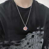 Wave Face Necklace Hip-hop Pendant Popular – Jewelry Gift Ideas — 4