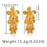 Flower Pendant Personalized Ear Studs – Jewelry Gift Ideas — 5