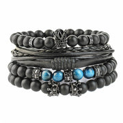Woven Stone Beaded Multilayer Bracelet – Jewelry Gift Ideas — 3