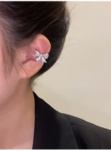 Bow Ear Clip Ear Clip Female Feeling Special-interest – Gifts for Her — 7