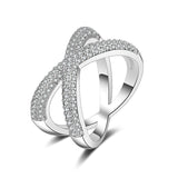 Geometric Full Diamond Luxury Women's Ring – Gifts for Her — 3