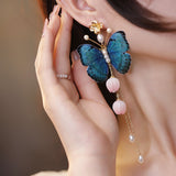 Women's Fashion Vintage Extra Long Tassel Butterfly – Stylish Gifts — 2