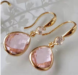 Women's Fashion Blue Crystal Drop Shape Earrings – Stylish Gifts — 4