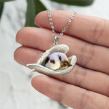 Acrylic Plane Lazy Dog Hanging Necklace – Jewelry Gift Ideas — 16