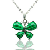 Natural Stone Crystal Small Butterfly Alloy – Jewelry Gift Ideas — 12