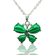 Natural Stone Crystal Small Butterfly Alloy – Jewelry Gift Ideas — 12