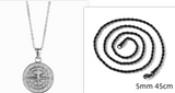 Stainless Steel Compass Circular Necklace – Jewelry Gift Ideas — 13
