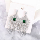 Heavy Duty Gemstone White Zircon Earrings – Unique Gift Ideas — 3